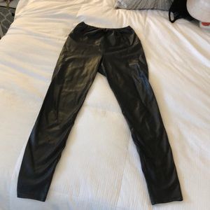 Aritzia leather leggings